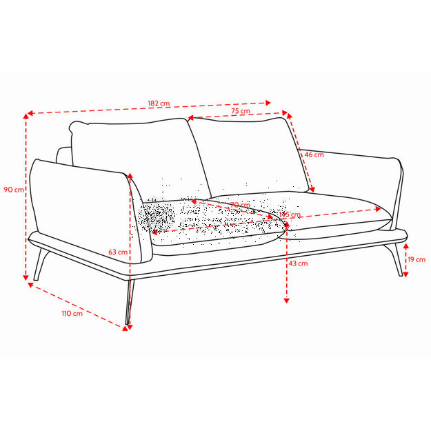 Sofa Bapor dvivietė