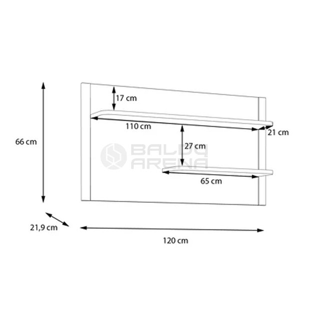 Pakabinama lentyna Balacet LCTB01-M861