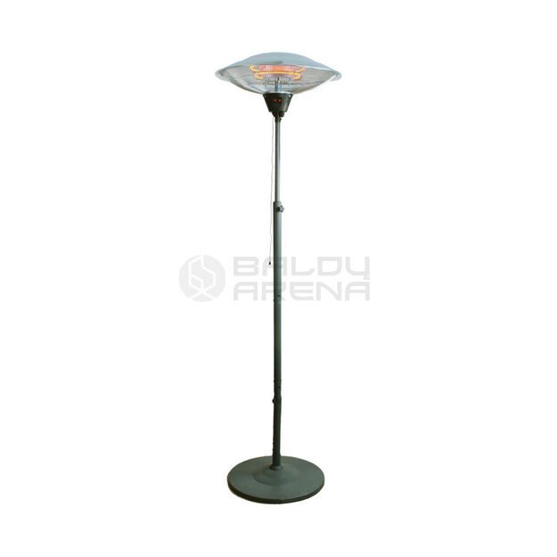 Kvarcinis šildytuvas EDM 07093 07093 2100 W Ø 56,5 x 190 cm Balta Juoda