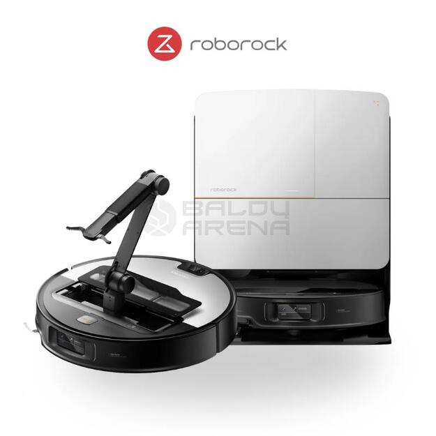 Dulkių siurblys - robotas Roborock Saros Z70, sidabro/juoda