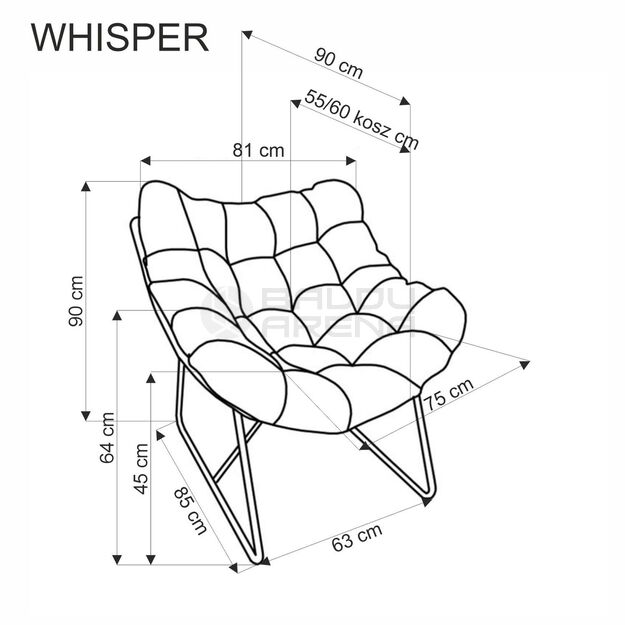 Krėslas WHISPER