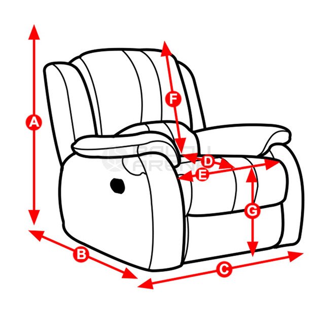 Fotelis Relax TV L.A su sukamu mechanizmu