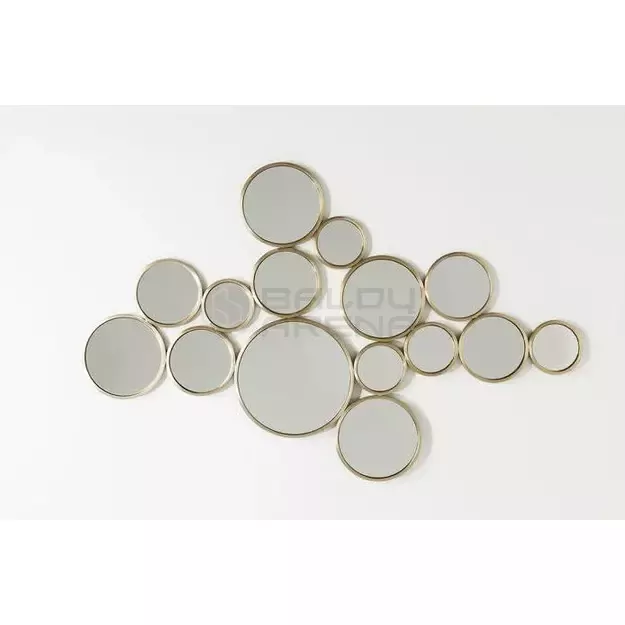 Veidrodis Bubbles Brass 93x138cm