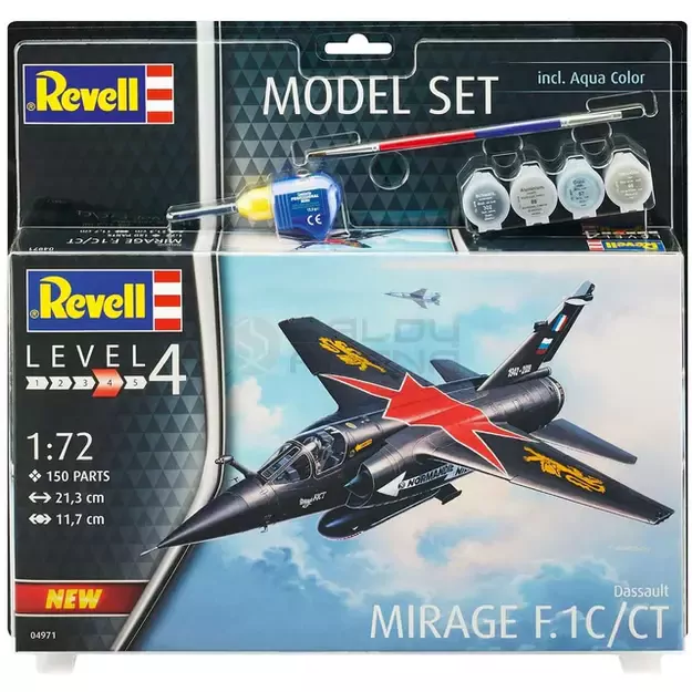 Model Set Mirage F-1C - PLASTIKINIS modeliavimo rinkinys