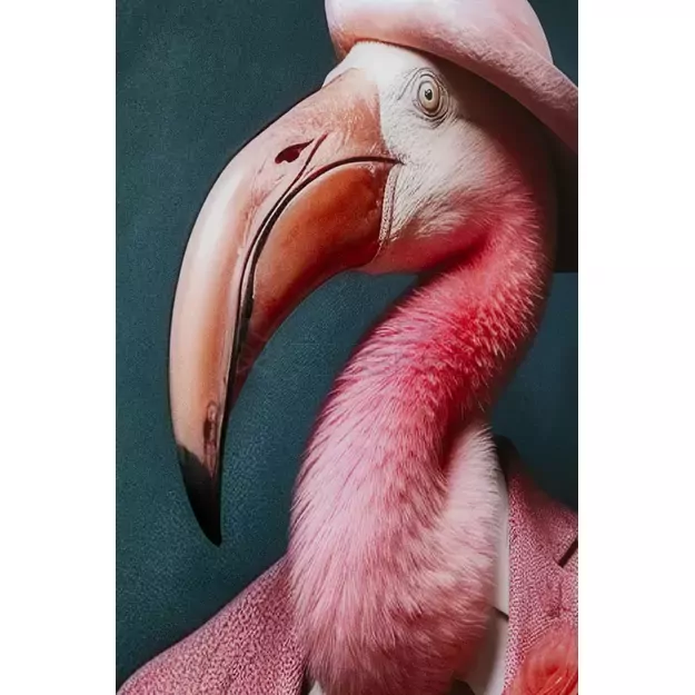 Stiklinis paveikslas Mister Flamingo 120x160cm