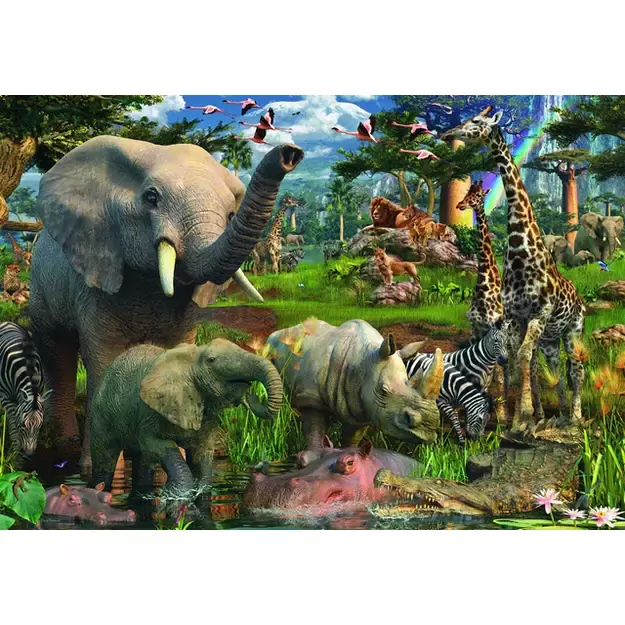 Ravensburger dėlionė "Puzzle 18000 At the Waterhole"