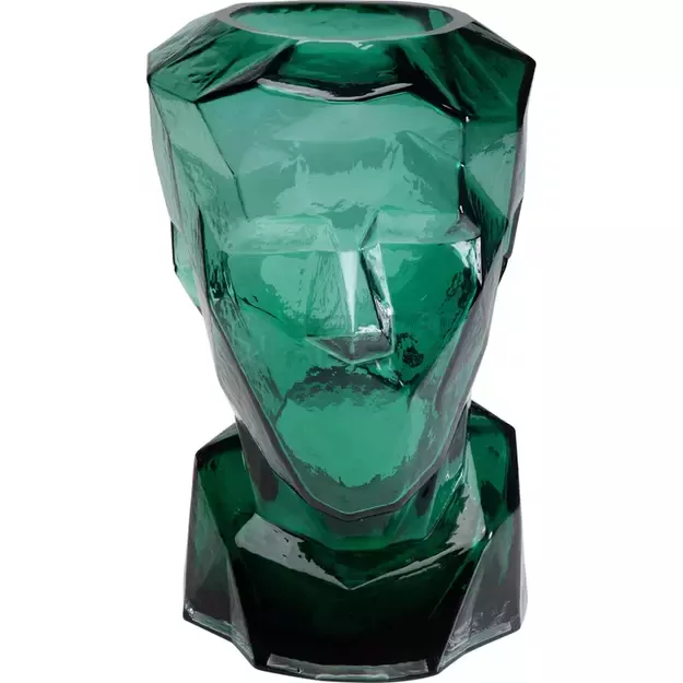 Vaza Prisma Face Green 30cm