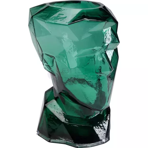 Vaza Prisma Face Green 30cm