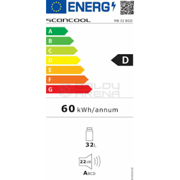 Šaldytuvas Scandomestic MB 32 BGD 