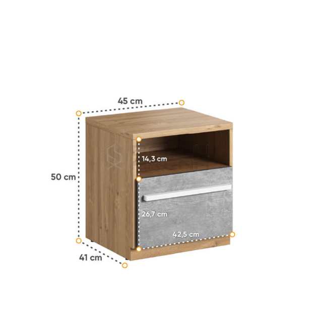 Naktinis staliukas Plano PN-09