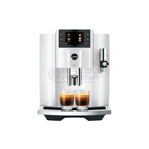 Superautomatinis kavos aparatas Jura E8 Piano White (EC) Balta 1450 W 15 bar 1,9 L