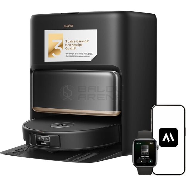 Dulkių siurblys - robotas Mova P50s Ultra,juodas