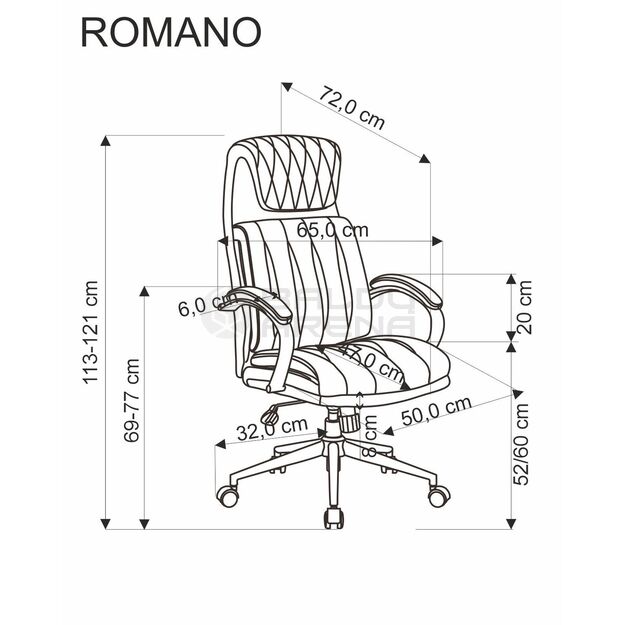 Darbo kėdė ROMANO