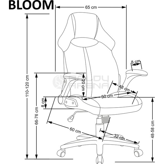 Darbo kėdė BLOOM