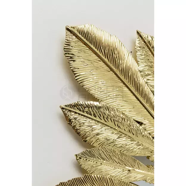 Sieninis veidrodis Feather Dress Gold 49x69cm