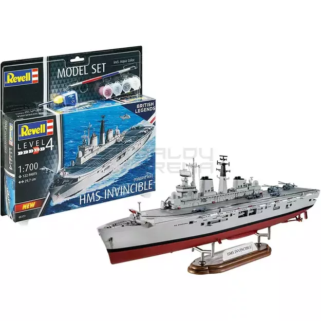 Model Set HMS Invincible (Falkland War) - PLASTIKINIS modeliavimo rinkinys