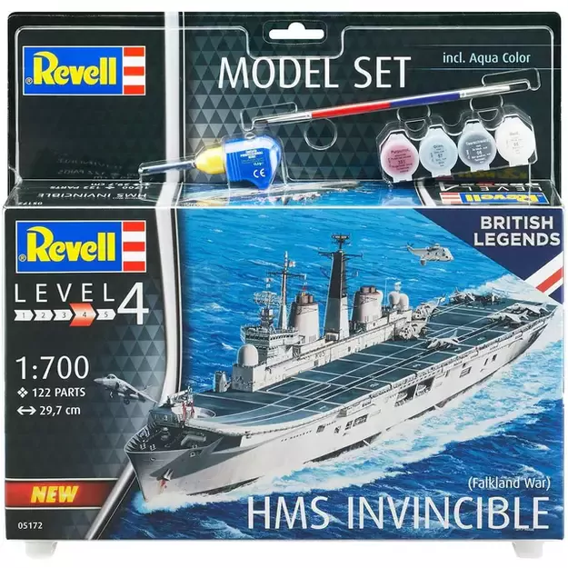 Model Set HMS Invincible (Falkland War) - PLASTIKINIS modeliavimo rinkinys