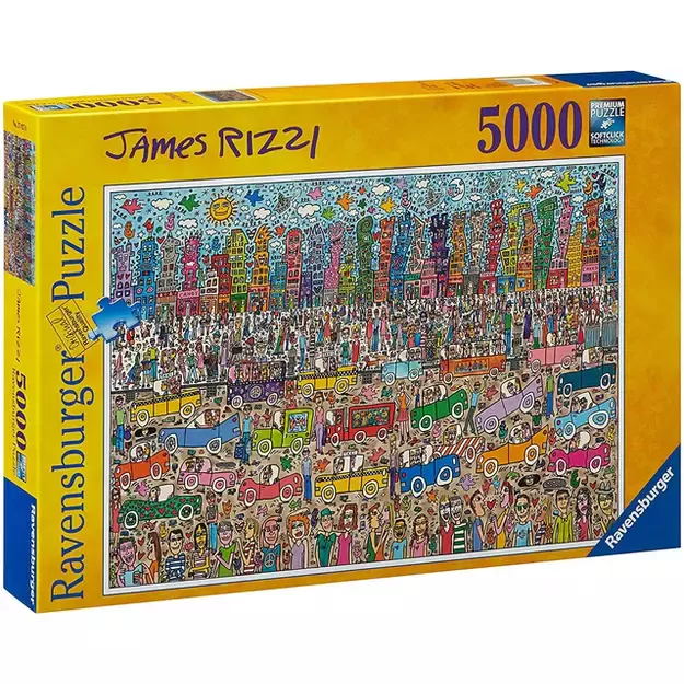 Puzzle 5000 James Rizzi - RAVENSBURGER dėlionė