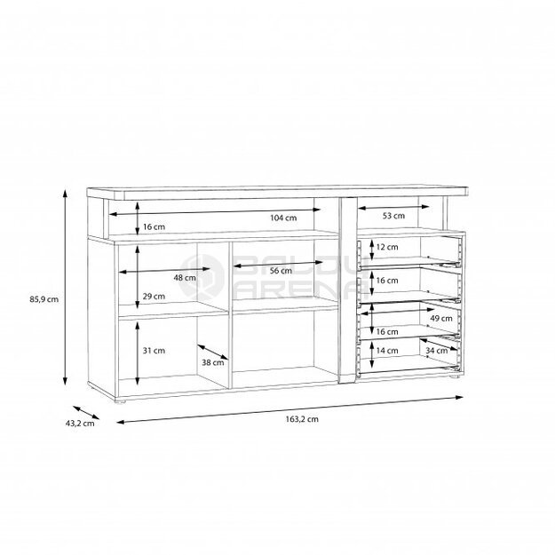Komoda Batul TUZK231B-C843