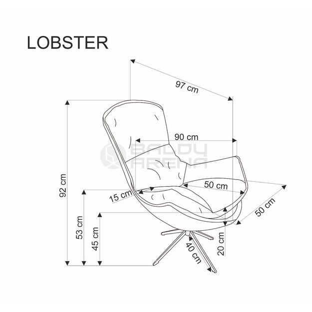 Fotelis LOBSTER