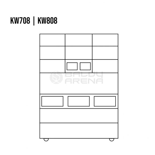 Vitrina standard KW808