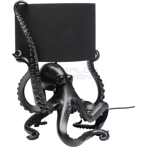 Stalinė lempa Octopus Black 47cm