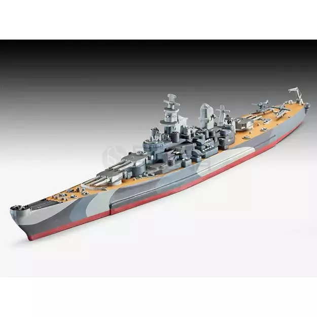 Model Set Battleship U.S.S. - PLASTIKINIS modeliavimo rinkinys