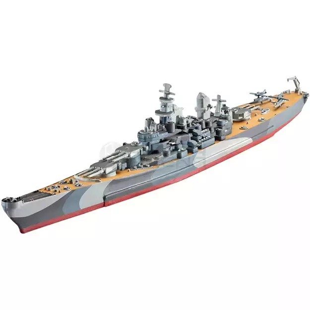 Model Set Battleship U.S.S. - PLASTIKINIS modeliavimo rinkinys