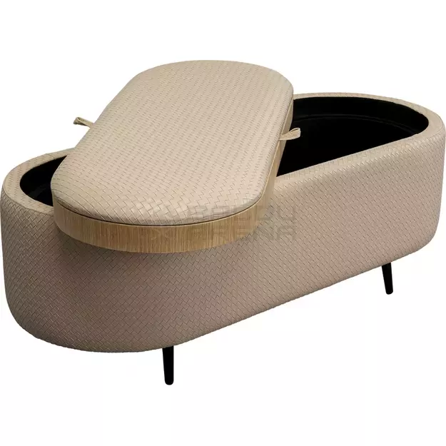 Suoliukas Venezia Storage Beige 100cm