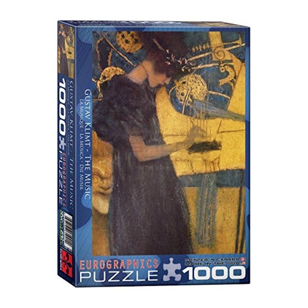 Dėlionė G. Klimt "Muzika". 1000 detalių 