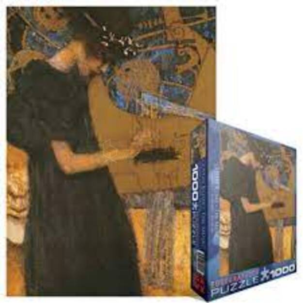 Dėlionė G. Klimt "Muzika". 1000 detalių 