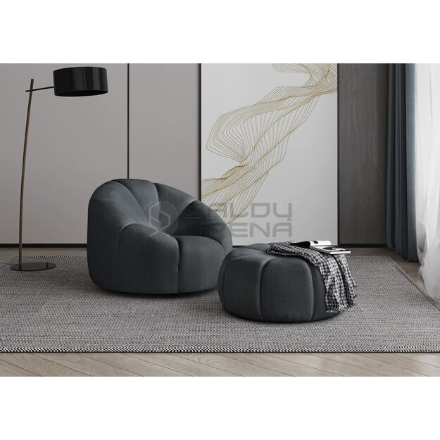 Fotelis+pufas SOFT 