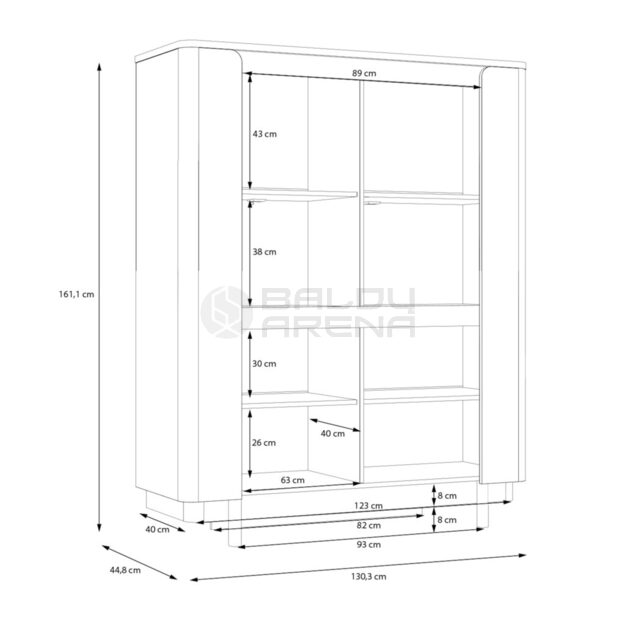 Vitrina Bavod VXLV621-M849
