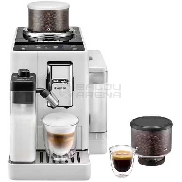 DeLonghi Rivelia EXAM440.55.W automatinis kavos aparatas – baltas