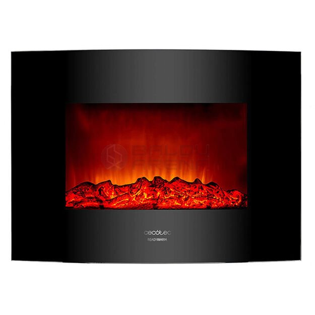 Elektrinis židinys Cecotec Warm 2200 Curved Flames 1000 - 2000 W