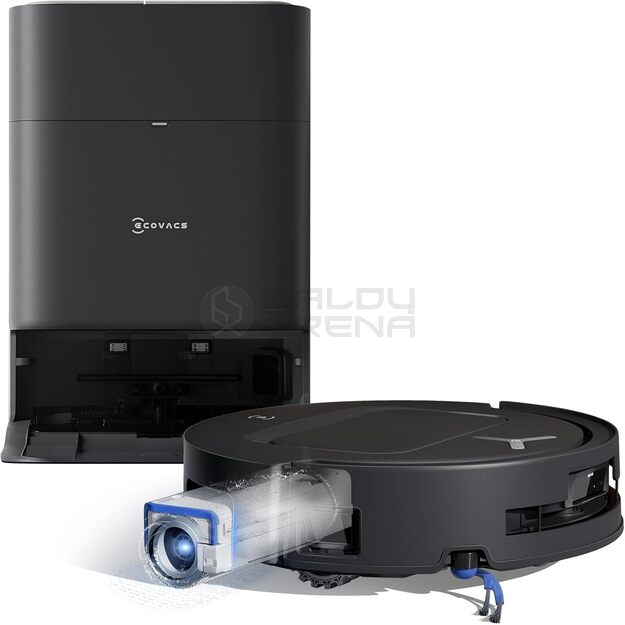 Plaunantis dulkių siurblys robotas Ecovacs DEEBOT T80 OMNI,juodas
