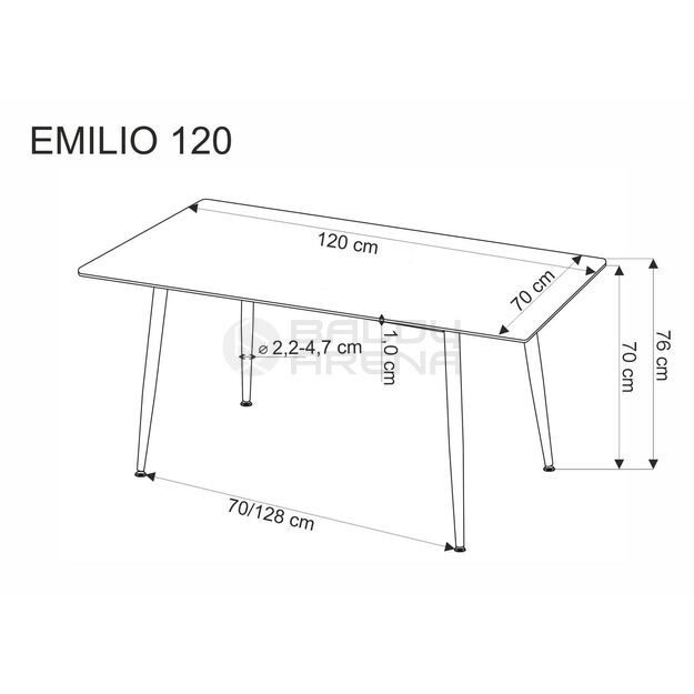 Stalas EMILIO 120