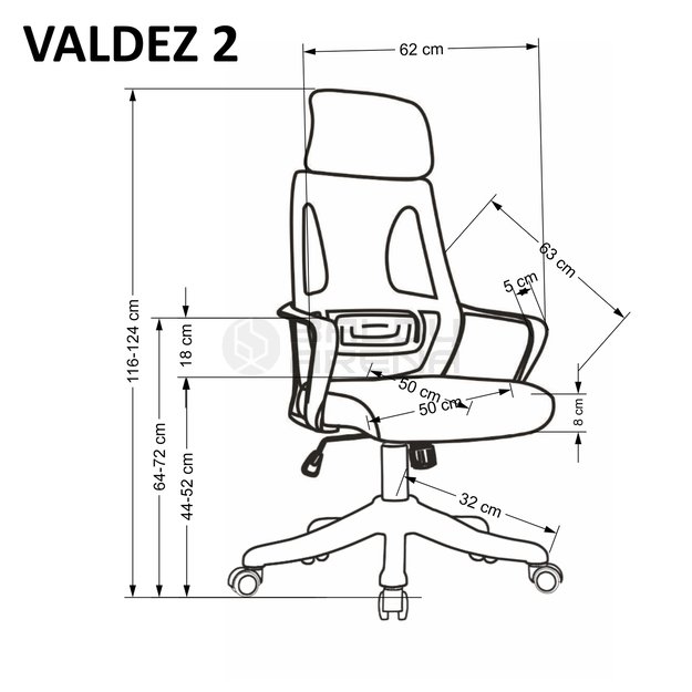 Darbo kėdė VALDEZ 2