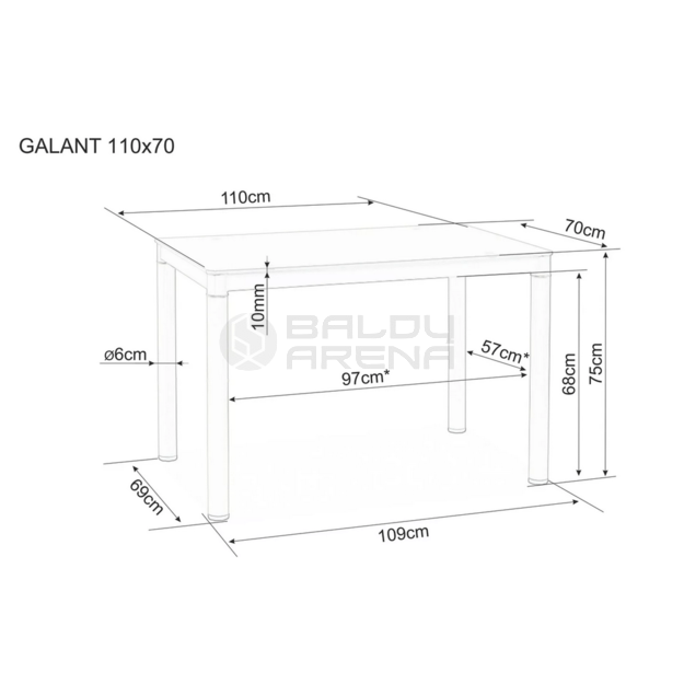 Stalas GALANT 110