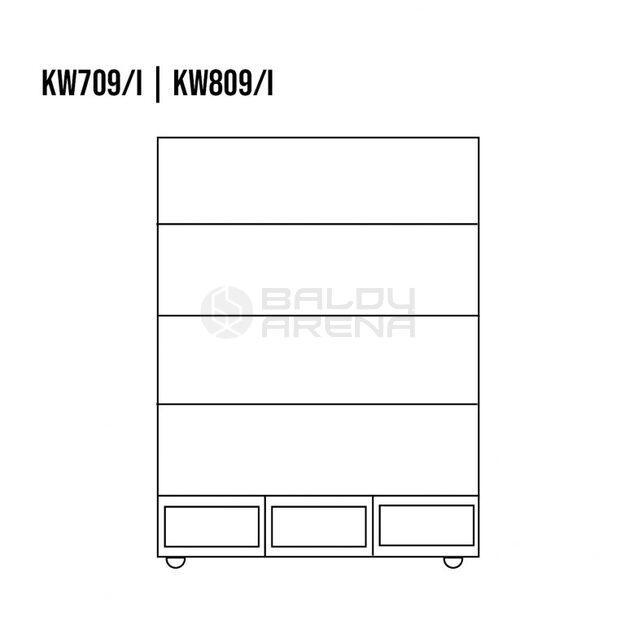 Vitrina standard KW809/I