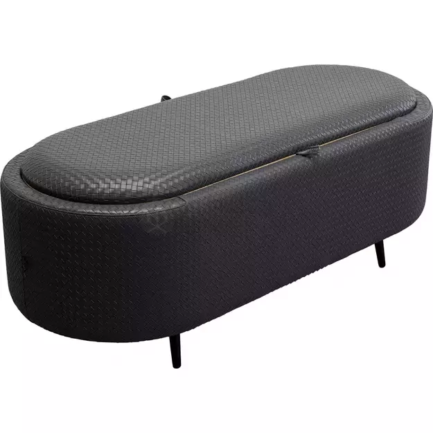 Suoliukas Venezia Storage Black 100cm