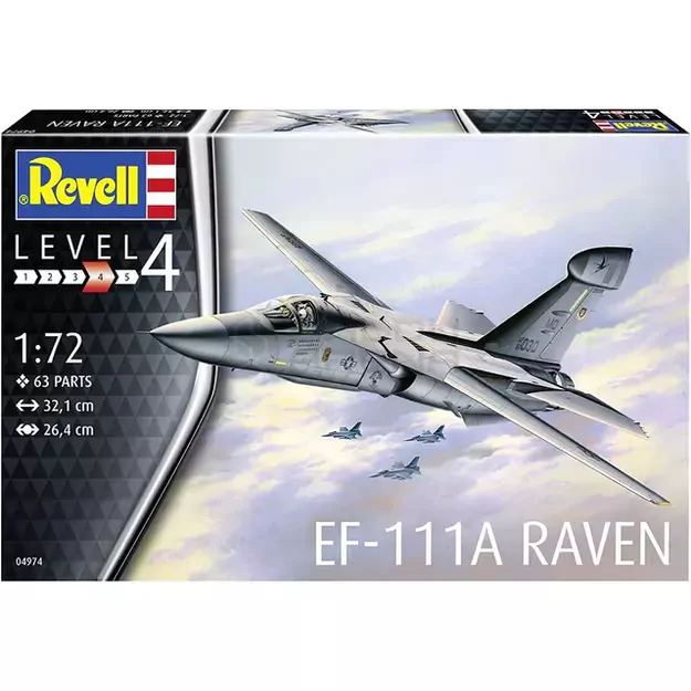 EF-111A Raven - PLASTIKINIS modeliavimo rinkinys