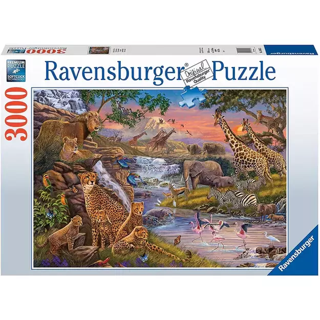 Puzzle 3000 Animal Kingdom - RAVENSBURGER dėlionė