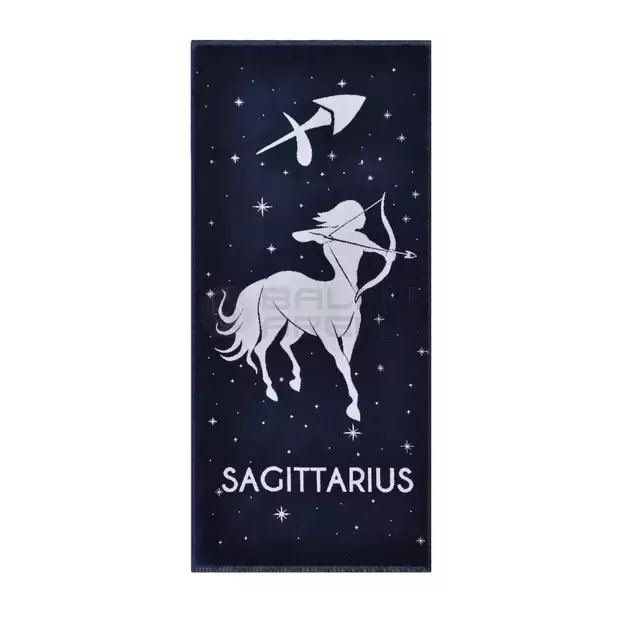 Medvilninis vonios rankšluostis Zodiakas Šaulys 67x150