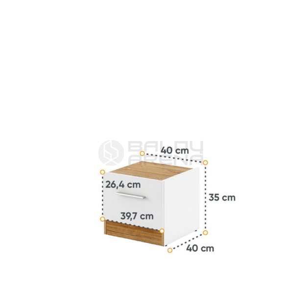 Naktinis staliukas Dentro DT-03P