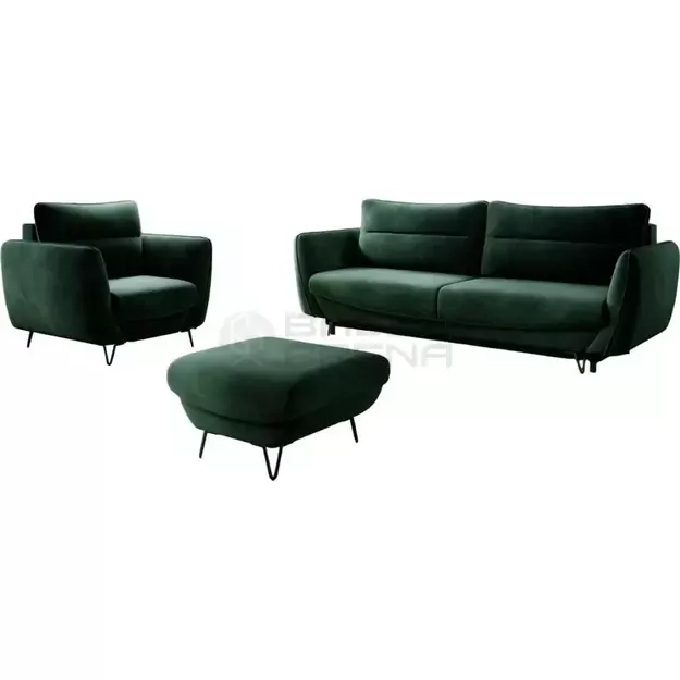 Komplektas sofa+fotelis Silva