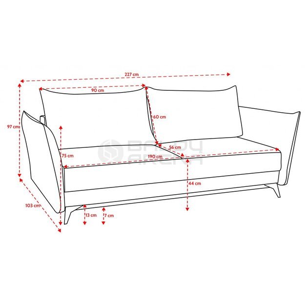 Sofa - lova Bagran