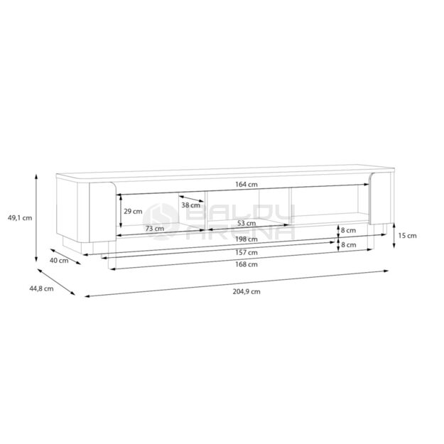 TV staliukas Bavod VXLT131-M849