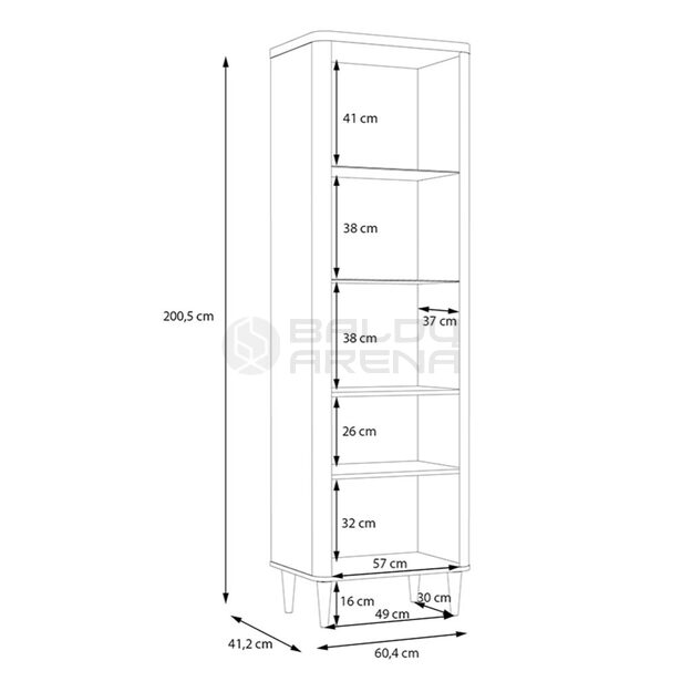 Vitrina Balacet LCTV712R-M861