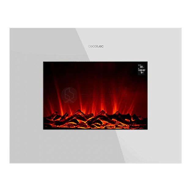 Elektrinis židinys Cecotec ReadyWarm 2690 Flames Connected Balta 1000 - 2000 W 2000 W